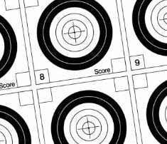 The difference between accuracy and precision in target shooting