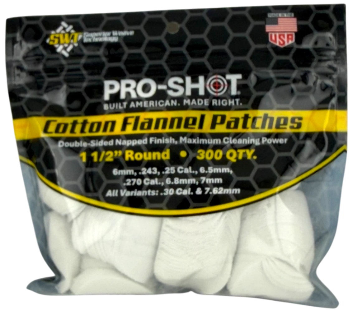 Pro-Shot 1.5"(300CT) Round Cotton Patches