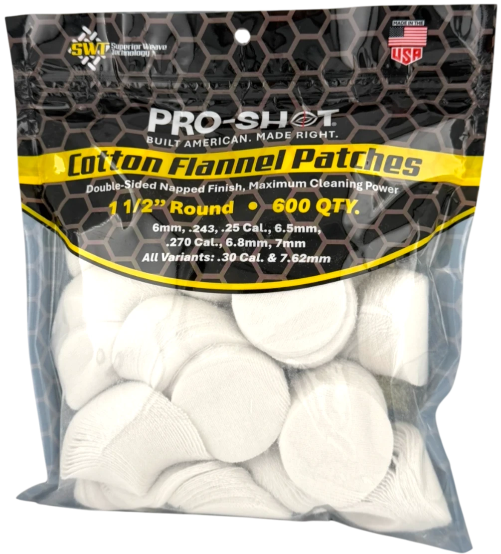 Pro-Shot 1.5"(600CT) Round Cotton Patches