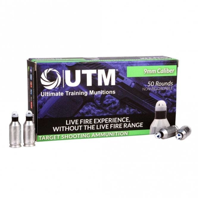 9mm Target Shooting Ammunition 50 Rounds