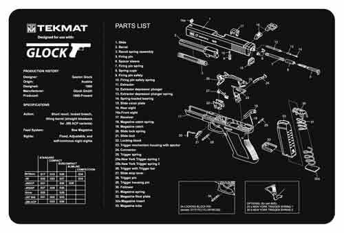 Glock Cut Away Gun Cleaning Mat