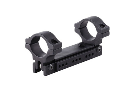 BKL-288MB 1" Unitized Dovetail Adjustable Scope Mount Black