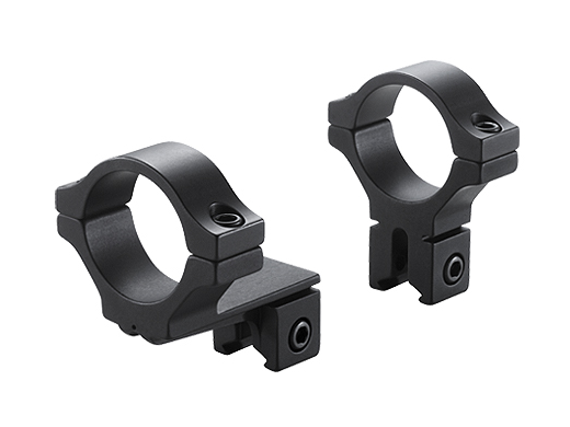 BKL-374 0.6" Long Offset Dovetail Rings BLACK