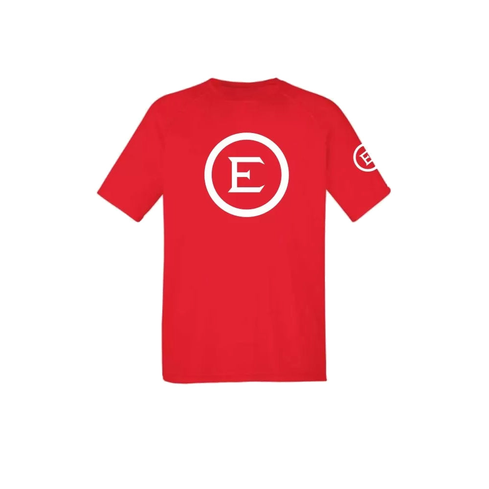 ELEY logo Red Cotton T-shirt Small