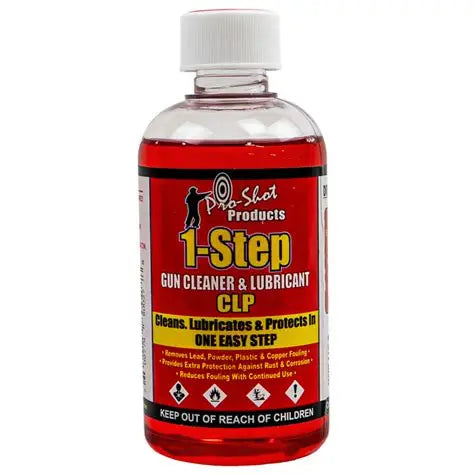 Pro-Shot 1 Step Gun Cleaner & Lubricant 8oz bottle