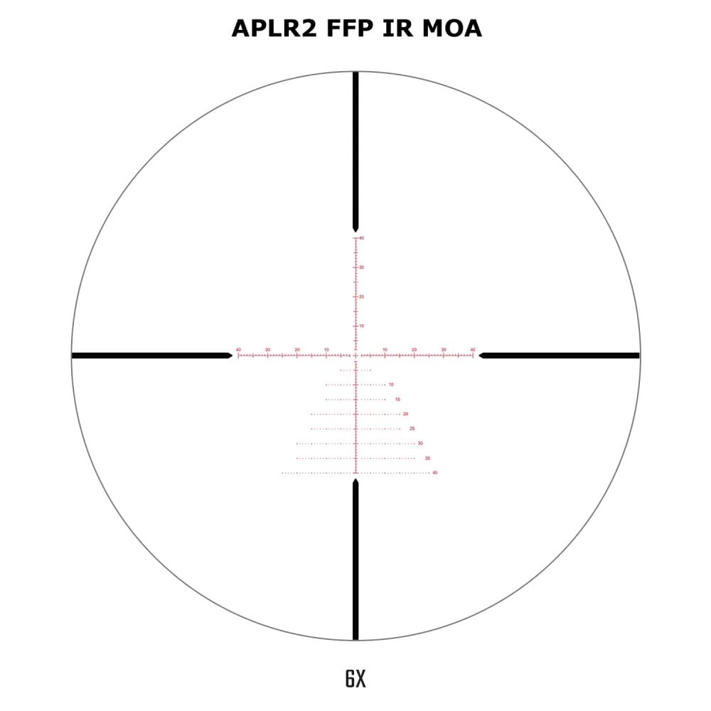 Argos BTR 6-24x50 APLR2 FFP IR MOA Reticle