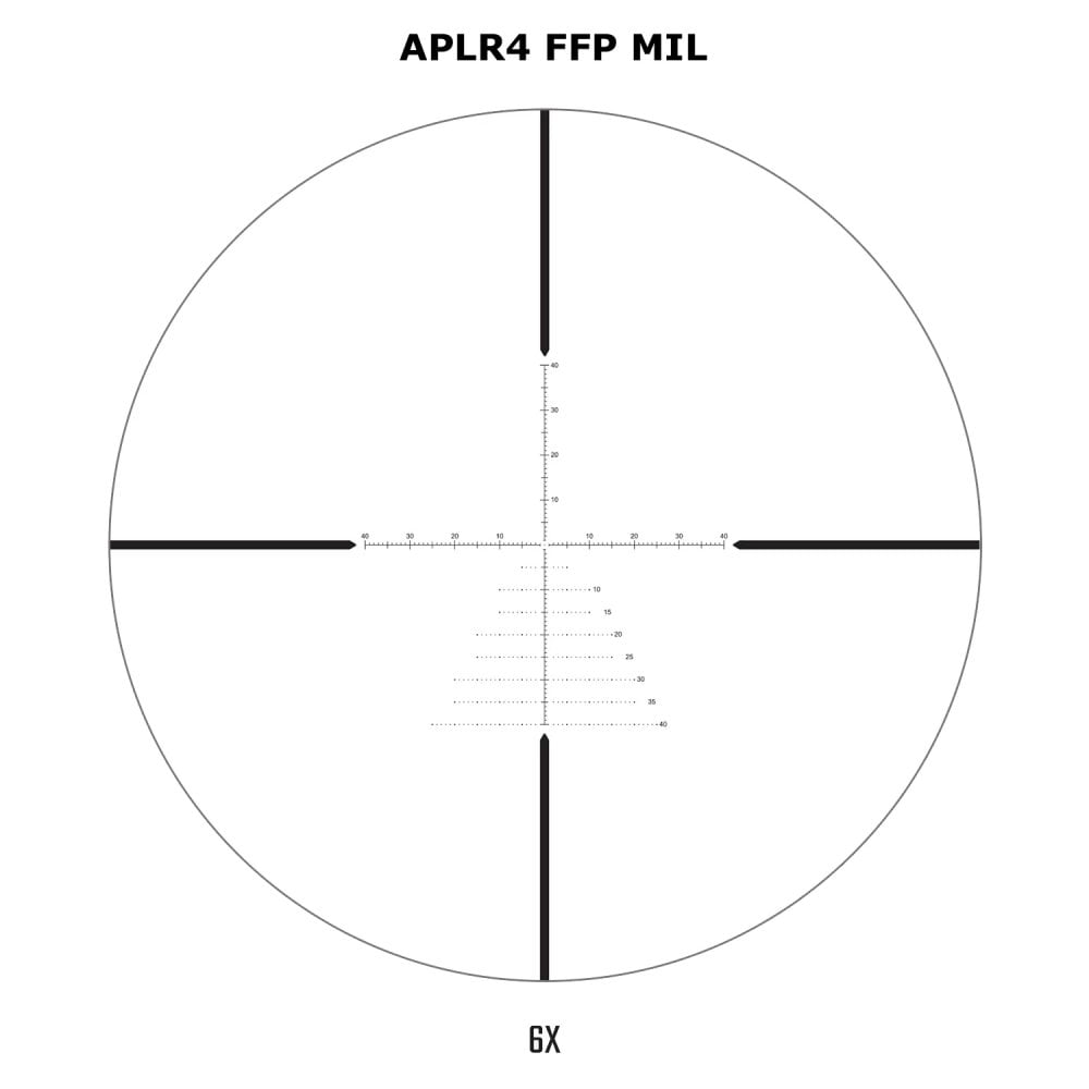 Midas TAC 6-24X50 Scope APLR4 FFP MOA Reticle
