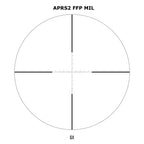 Midas TAC 6-24X50 Scope APRS2 FFP MIL Reticle