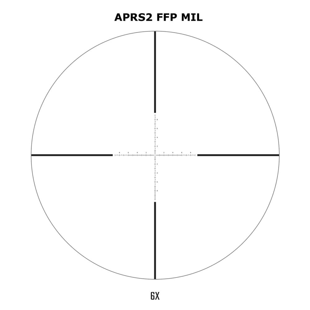 Midas TAC 6-24X50 Scope APRS2 FFP MIL Reticle