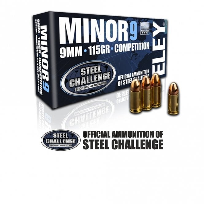 Minor 9mm 115gr Competition Ammo Steel Challenge