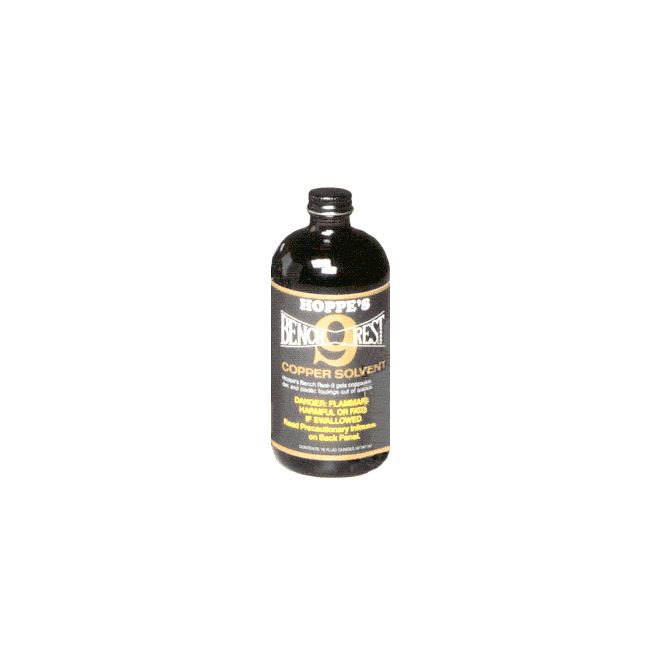 Hoppes Benchrest Br9 Copper Solvent Bottle 16oz