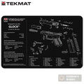 Glock 42/43 Armorers Cleaning Bench Mat 11"x17"